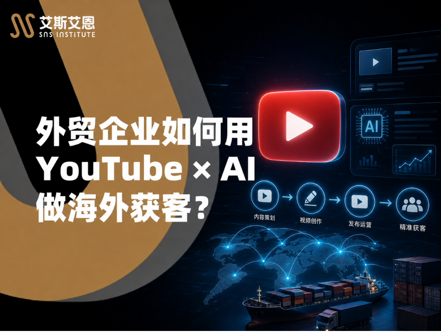 外贸企业如何用 YouTube代运营 × AI 做海外获客?