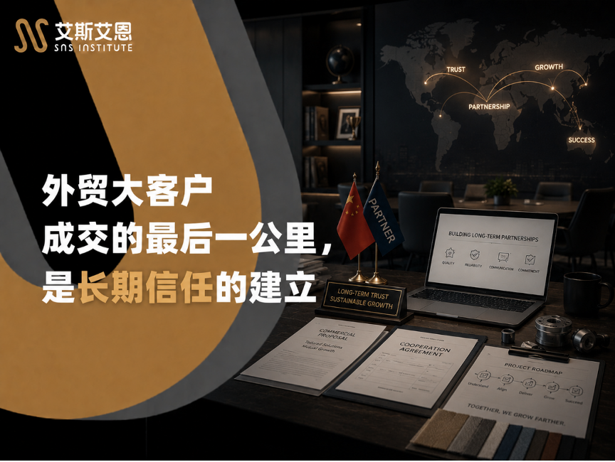 领英代运营来的外贸大客户成交的最后一公里,是长期信任的建立